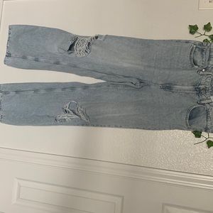Light Wash Denim High Waisted Jeans